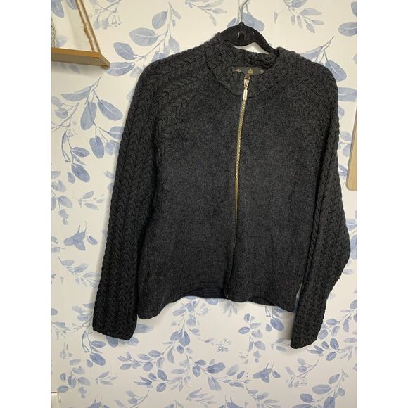 Barbour Ladies Soft Cable Sport Bomber Jacket Size 12 - Picture 1 of 8